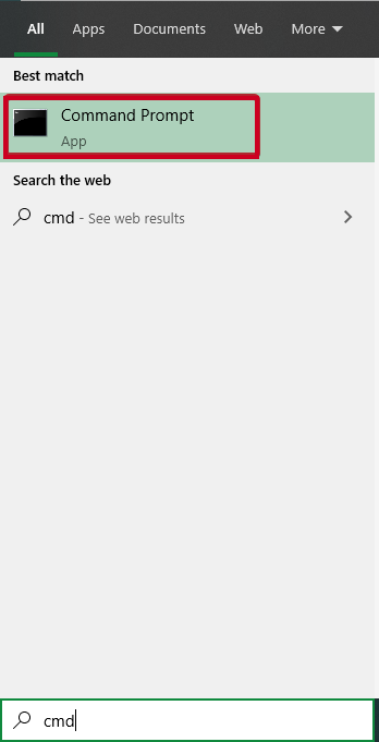 command prompt