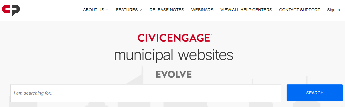 The Web Evolve Help Center Homepage.