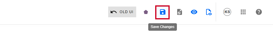 Save page changes button.