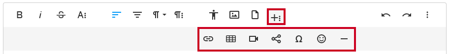 Text Editor more rich options.