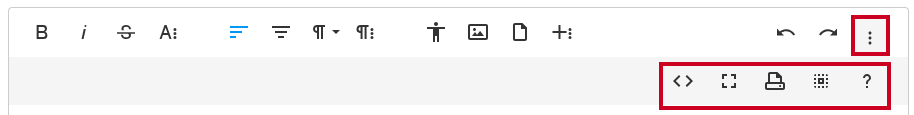 Text Editor more miscellaneous options.