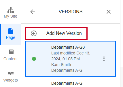 Add new version enhancement.