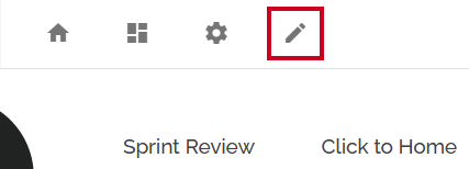 The Live Edit button in Web Evolve's old user interface.