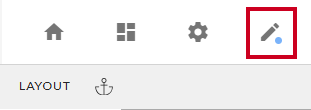 The Live Edit button with its On indicator in Web Evolve's old user interface.