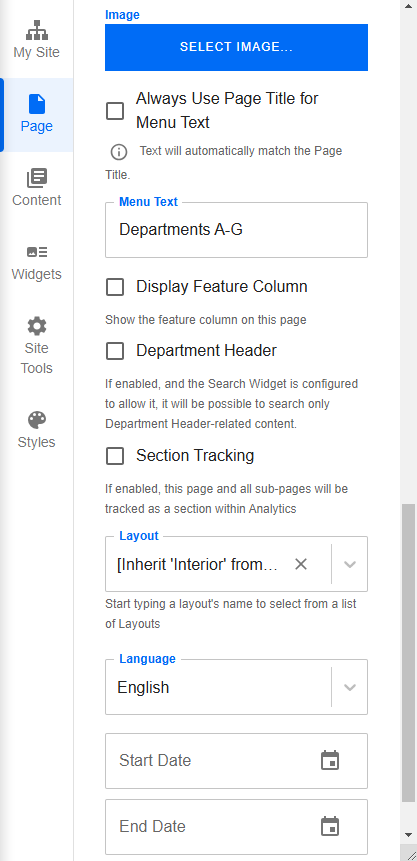 Properties Fields Continued.