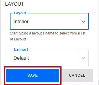 Evolve, Page Tab, Save Button.