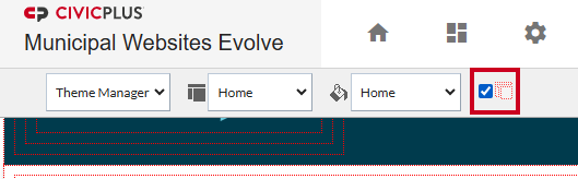 Evolve, Theme Manager, Toggle Exploded View Checkbox.