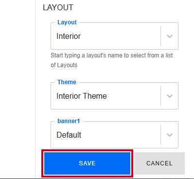 Evolve, Page Tab, Save Button.