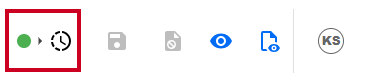 Evolve, Page Version Status Icon with New Version Pending Icon.