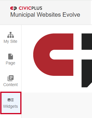 Evolve, Widgets Tab.
