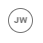 user profile icon, the user's intitials in a circle outline.