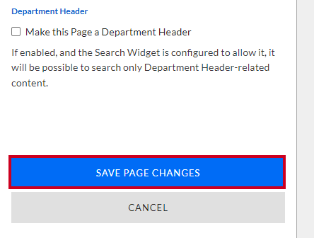 Save page changes.