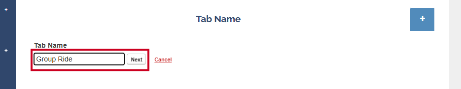 Edit the Tab Name