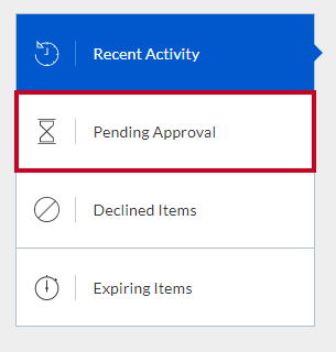 pending approval