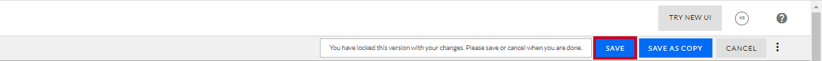 save button