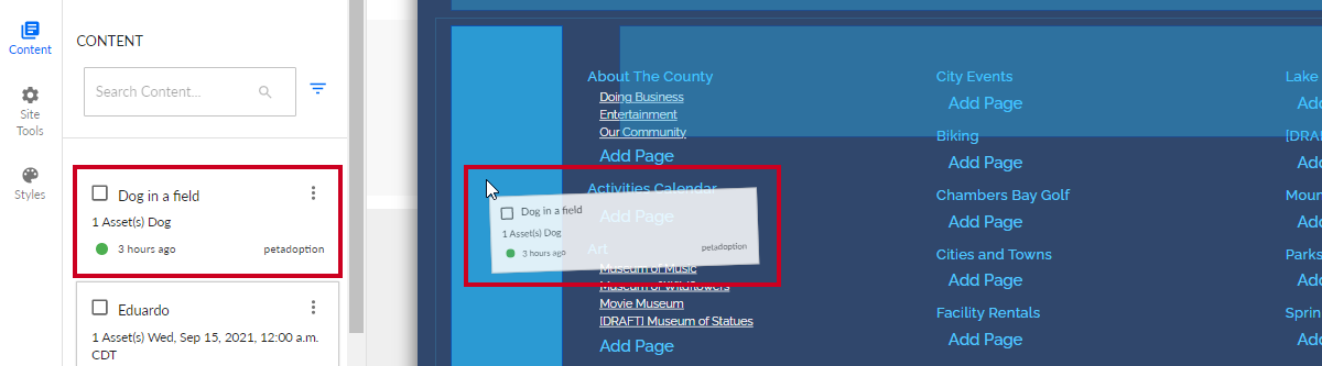 drag-and-drop image asset