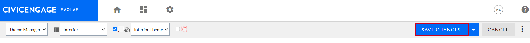 Click Save Changes.